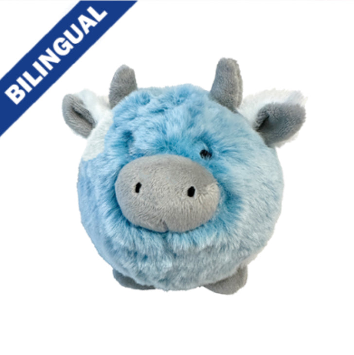 Toys - Foufou Brands - Foufit - Fuzzy Wuzzy - MooMoo - 4.5”