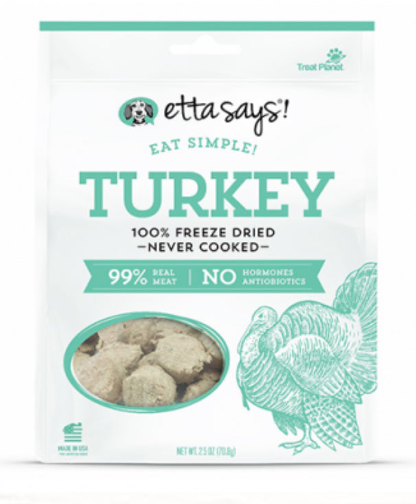 Etta Says - Freeze-Dried Treats 2.5oz - Turkey