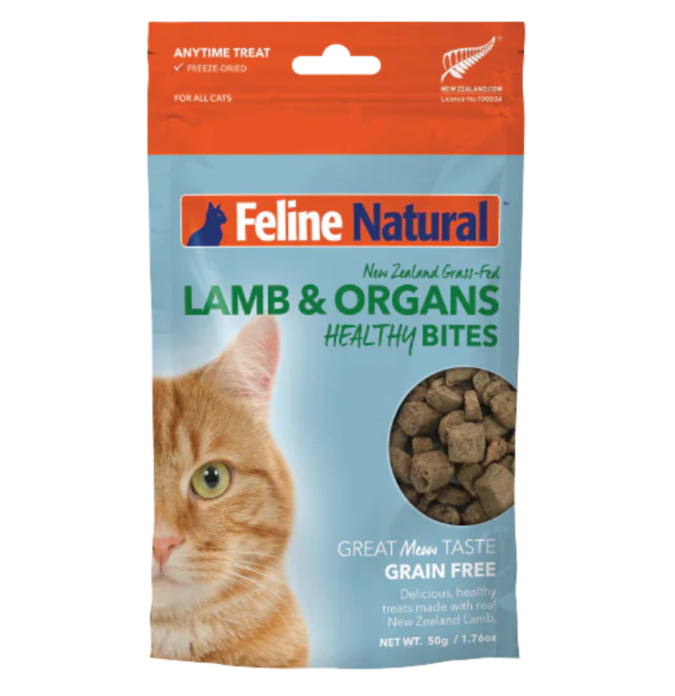 Feline Natural - Lamb & Organs - Healthy Bites - 50g