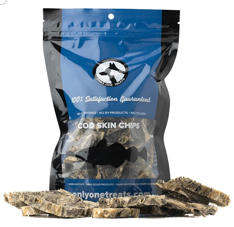 Only One Treats - Cod Skin Chips - 100g