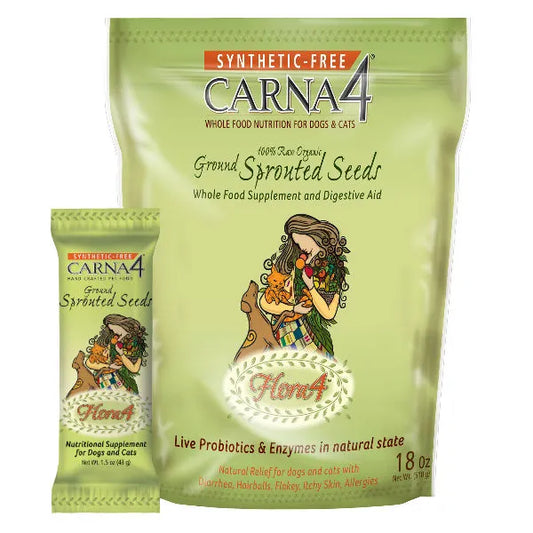 Carna4 - Dog/Cat - Flora4 - Original Sprouted Seeds (Green Bag)