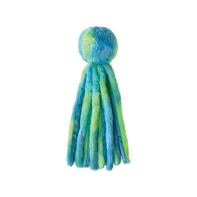 Toys - Foufou Brands - Foufit - Fuzzy Wuzzy - Octopus - Blue/Green 16.5”