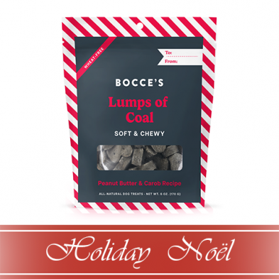 Bocce’s Bakery - Lumps of Coal- Soft & Chewy - PB & Carob