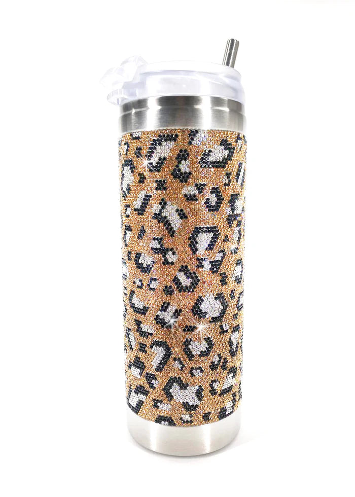 Jacqueline Kent - Tumbler - Gold Leopard