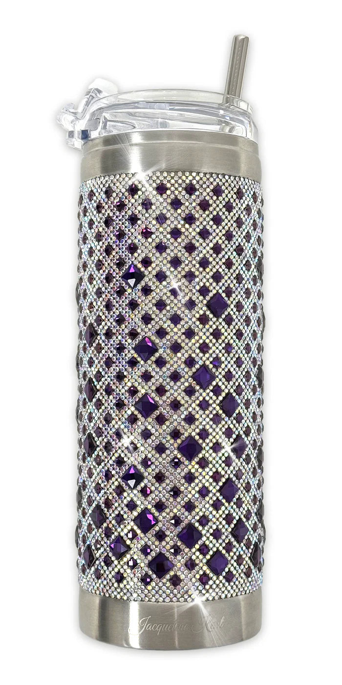 Jacqueline Kent - Tumbler - Purple Diamonds