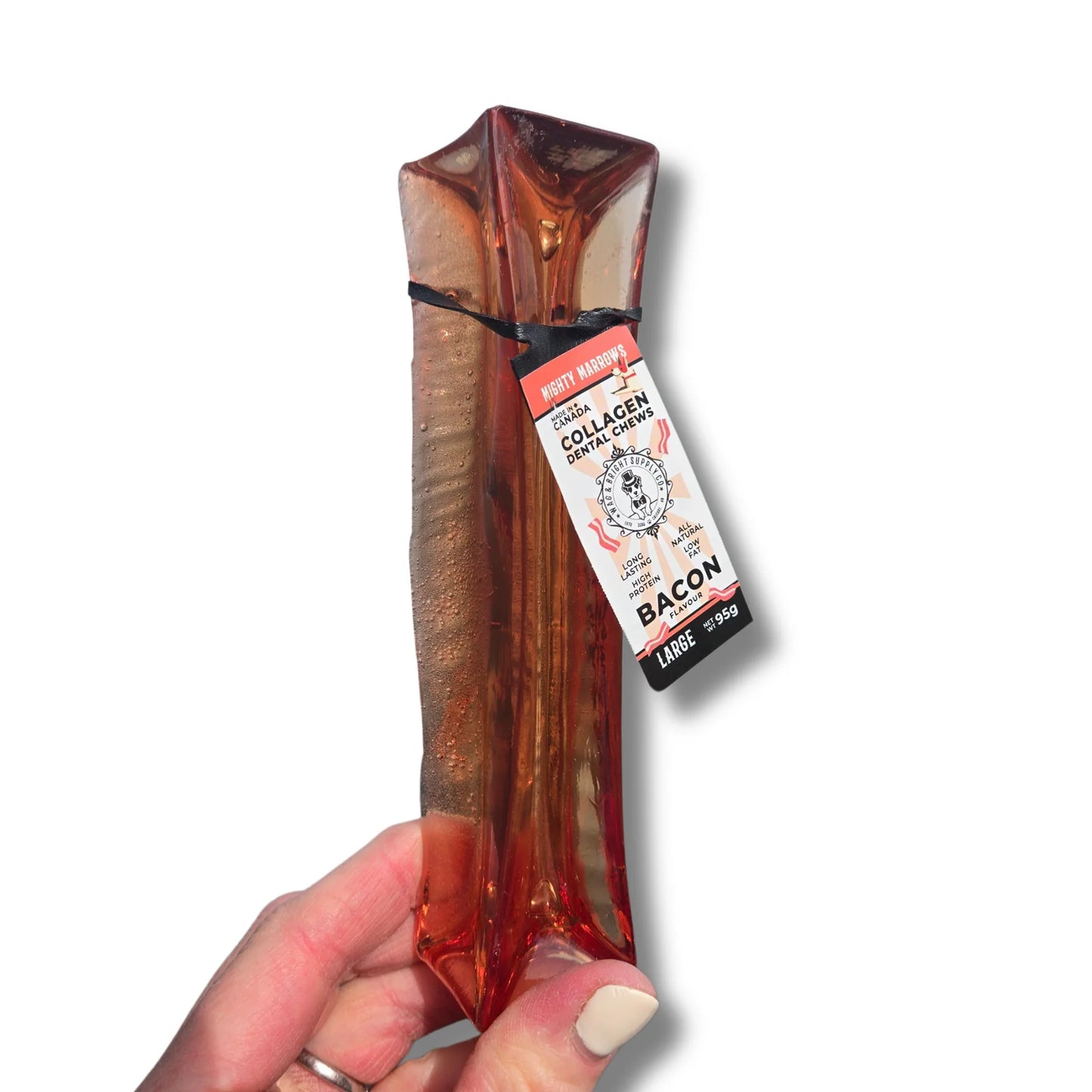 Wag & Bright - Collagen Dental Chews - Bacon - Jumbo