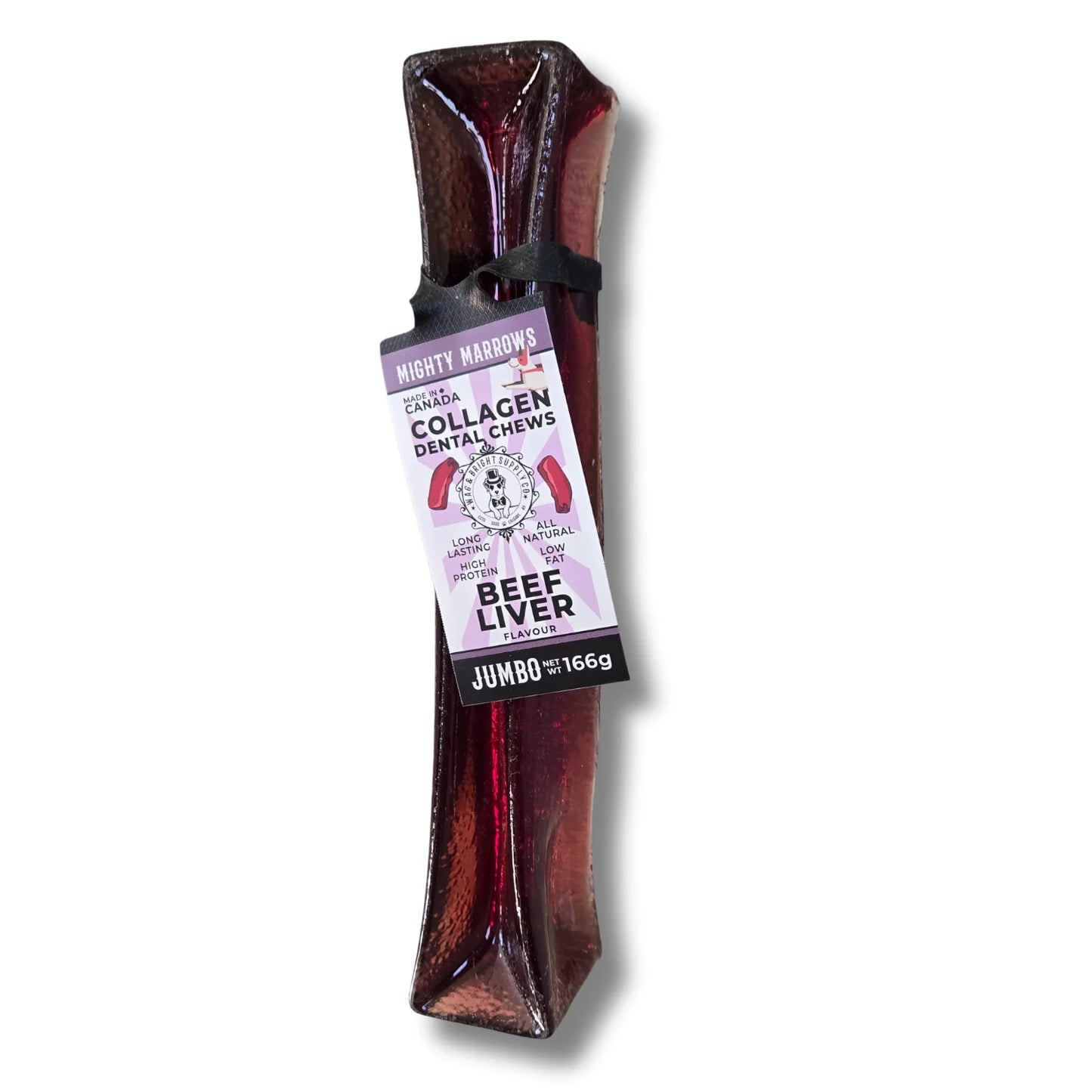 Wag & Bright - Collagen Dental Chews - Beef Liver - Large