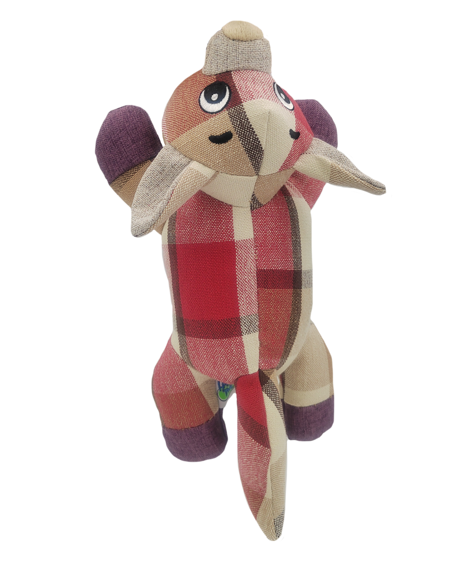 Toys - Happy Tails - Plaid Wolf