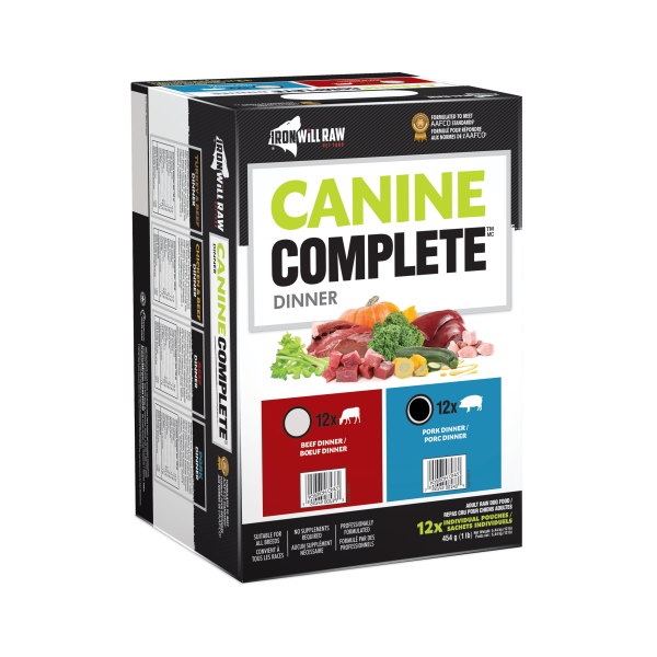 Iron Will - Canine Complete Pork Dinner - 12lb