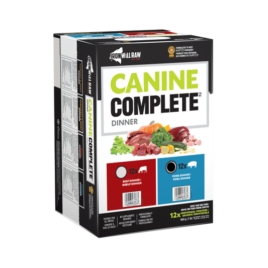 Iron Will - Canine Complete Pork Dinner - 12lb