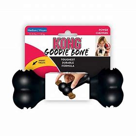 Toys - Kong Goodie Bone - Black - Medium