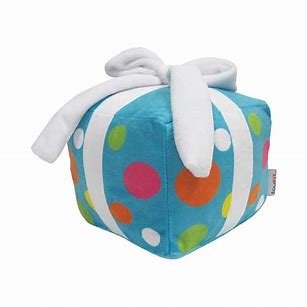 Toys FOUFOUBRANDS™ BIRTHDAY PRESENT PLUSH DOG TOY BLUE