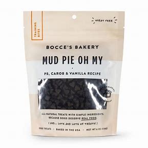 Bocce’s Bakery - Mud Pie Oh My - PB, Carob and Vanilla - Training Treats