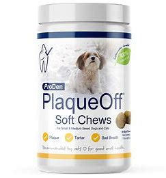 NATURVET® PRODEN PLAQUE OFF® SMALL & MEDIUM BREED SOFT CHEW FOR DOGS (90CT) 132-60479