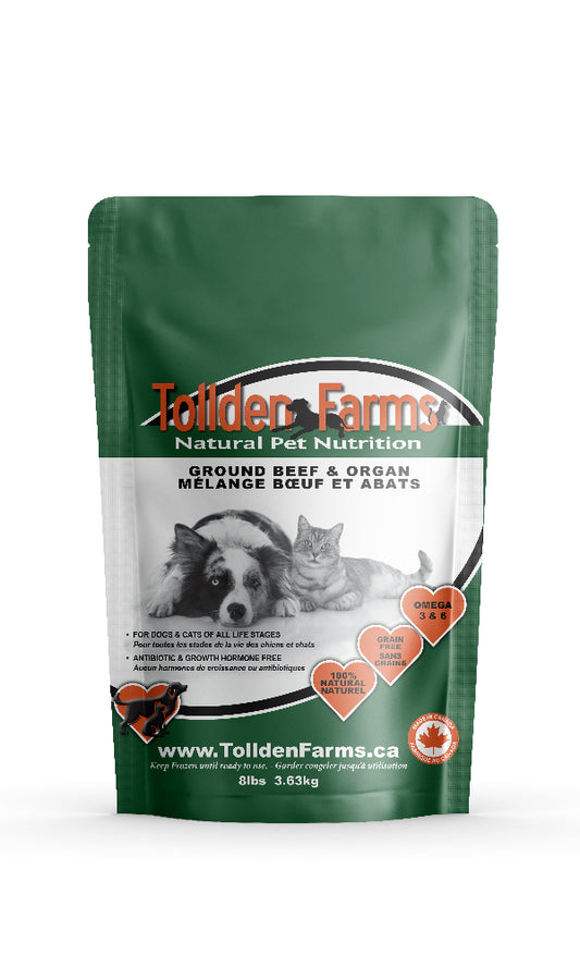 Tollden Farms - Ground Beef & Organ - 8lb