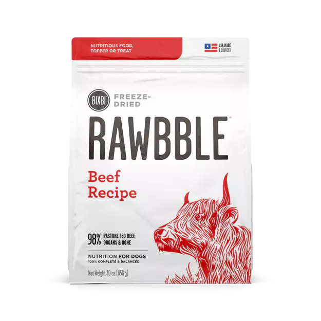 Bixbi Rawbble - Dog - Beef Recipe - 26oz