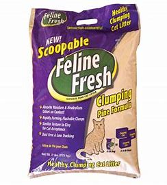 Feline Fresh - Clumping Pine Cat Litter - 17lbs