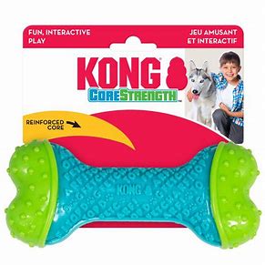 Toys - Kong Core Strength - Blue/Green Bone - Small/Medium