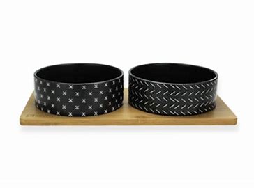 Be one breed bamboo and ceramic bowl- large