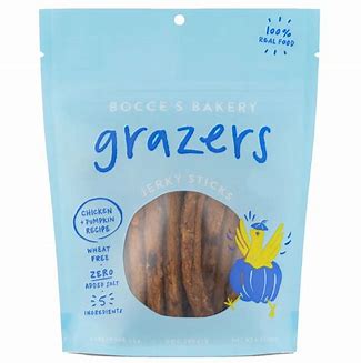 Bocce’s Bakery - Grazers Jerky Sticks - Chicken & Pumpkin