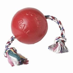 Toys Jolly pets romp n roll 6” red Freedom Pet Supplies