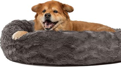Bed Pawsh Donut cuddled bed Dark Chocolate 30x30 medium