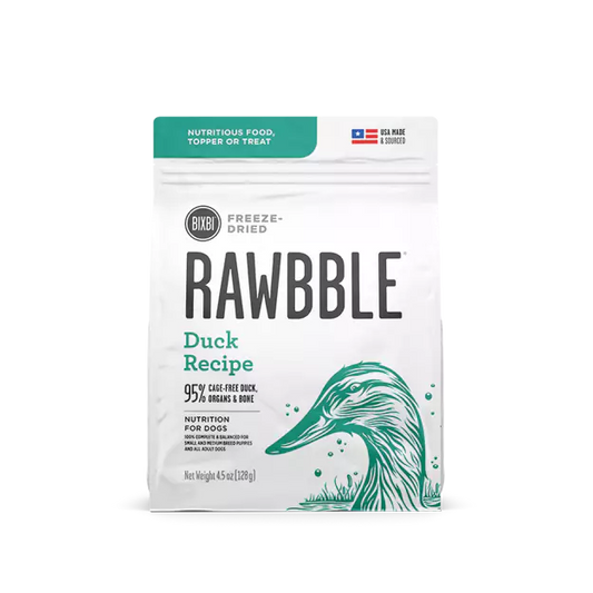 Bixbi Rawbble Dried Duck Dog 4.5oz Manchester