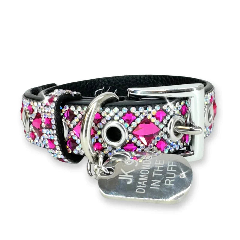 Jacqueline Kent - Collar - Bright Pink Diamonds - Small