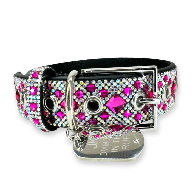 Jacqueline Kent - Collar - Bright Pink Diamonds - Medium