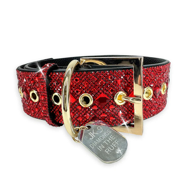 Jacqueline Kent - Collar - Red Diamonds - Large