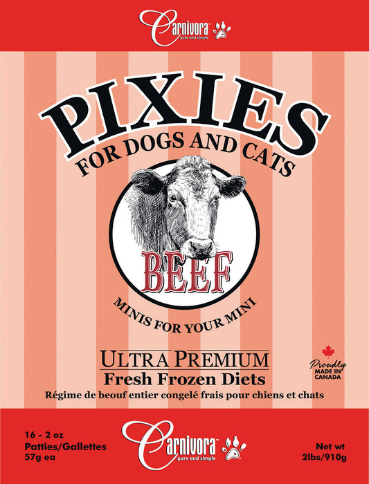 Carnivora - Pixie - Beef Diet - 2lbs
