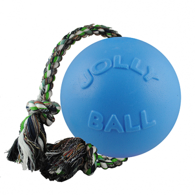 Toys Jolly pets romp n roll 6” blue Freedom Pet Supplies