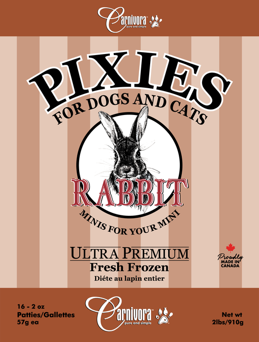 Carnivora - Pixie - Rabbit Diet - 2lbs