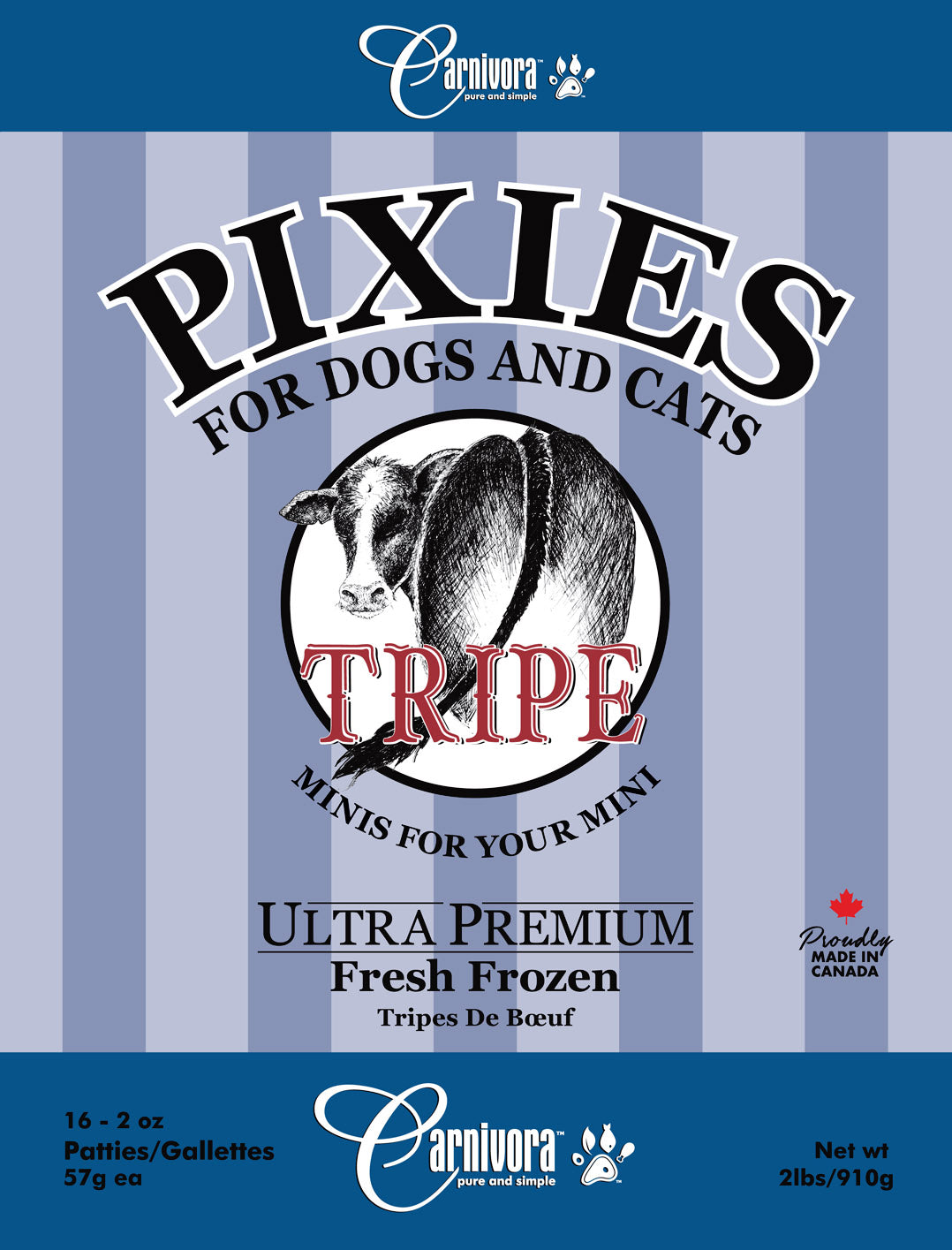 Carnivora - Pixie - Beef Tripe - 2lbs